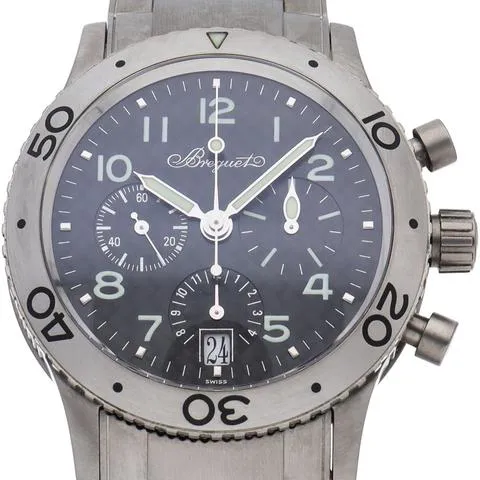 Breguet Type XX - XXI - XXII 3820TI/K2/TW9 39mm Titanium Black