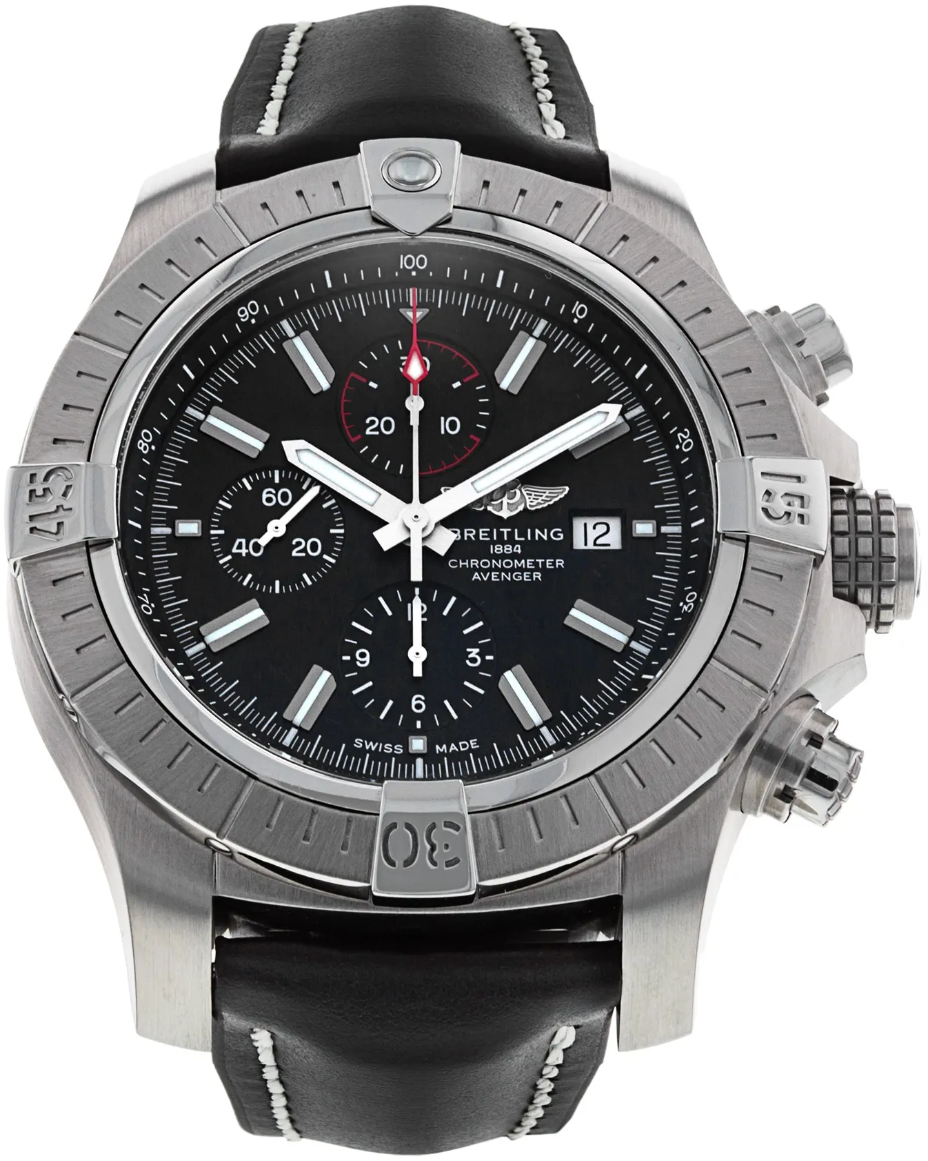 Breitling Avenger A13375 48mm Stainless steel •