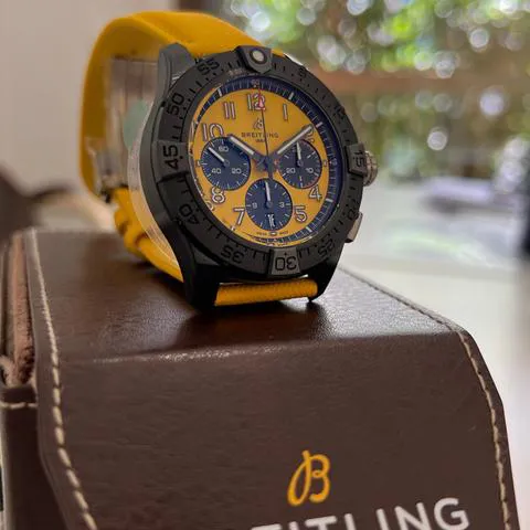 Breitling Avenger SB0147101I1X1 44mm Black ceramic Yellow