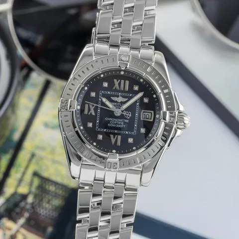 Breitling Galactic A71356 32mm Stainless steel Black