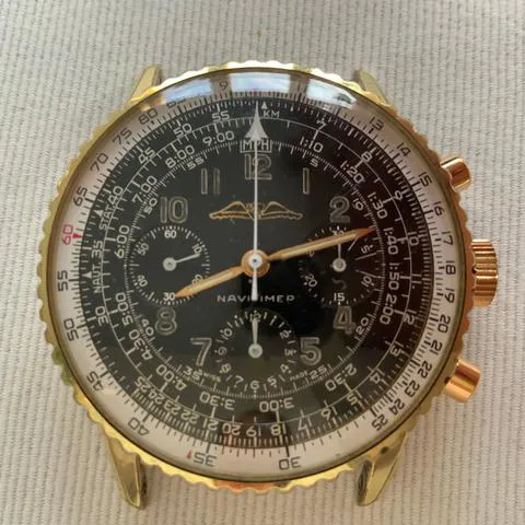 Breitling Navitimer 806 40mm Yellow gold and stainless steel Black