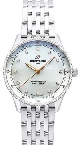 Breitling Navitimer A77320E61A2A1 32mm Stainless steel Mother-of-pearl