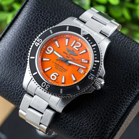 Breitling Superocean A17366D71O1A1 42mm Stainless steel Orange