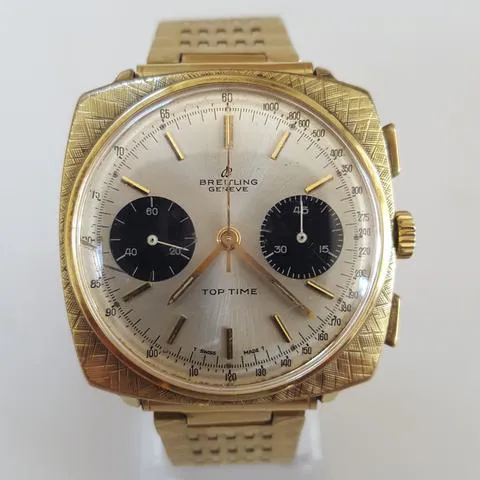 Breitling Top Time 2009 36mm Yellow gold and stainless steel Silver