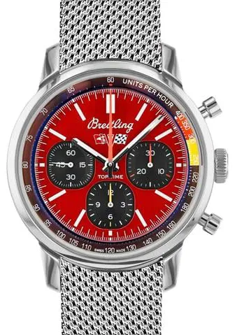 Breitling Top Time AB01761A1K1A1 41mm Stainless steel Red