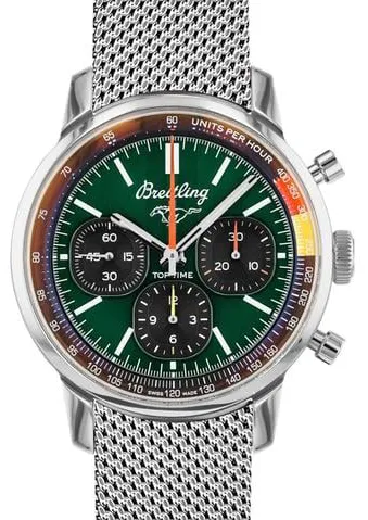Breitling Top Time AB01762A1L1A1 41mm Stainless steel Green