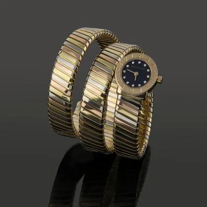 Bulgari Bulgari BB191T 19mm Yellow gold Black