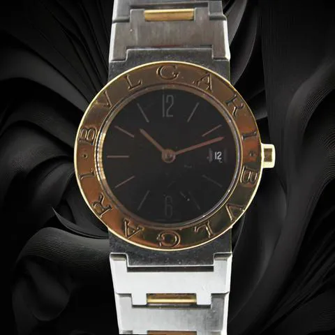 Bulgari Bulgari BB26SG 26mm Yellow gold and Stainless steel Black