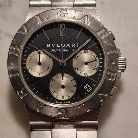 Bulgari Diagono CHW35GAUTO 35mm White gold White