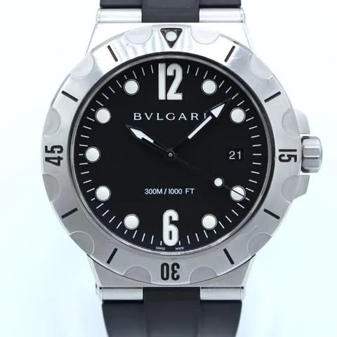 Bulgari Diagono DP41SSD 41mm Stainless steel Black