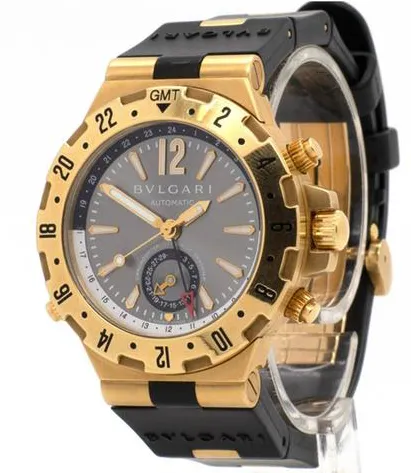 Bulgari Diagono GMT 40 G 40mm Yellow gold Gray