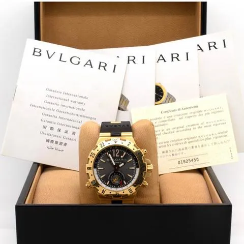 Bulgari Diagono GMT 40 G 40mm Yellow gold Gray 8