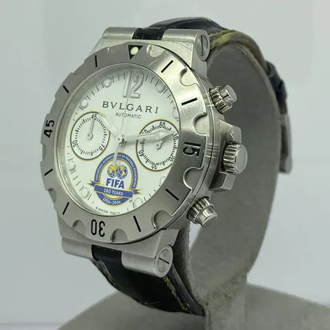 Bulgari Diagono SCB38S 38mm Stainless steel White 7