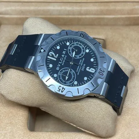 Bulgari Diagono SCB38S 38mm Stainless steel Black 2