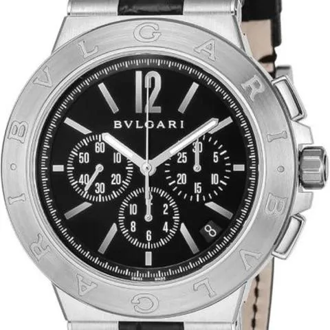 Bulgari Diagono DG41BSLDCH Stainless steel Black