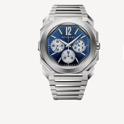 Bulgari Octo 103467 43mm Stainless steel Blue 13