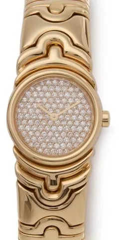 Bulgari Parentesi BJ01 20mm Yellow gold Silver