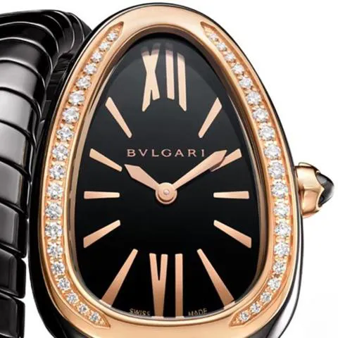 Bulgari Serpenti 102532 35mm Ceramic Black 3