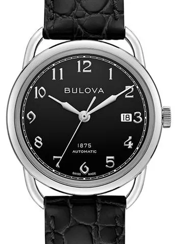 Bulova 96B325 38mm Stainless steel Black