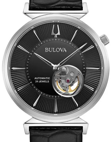 Bulova Classic 96A234 40mm Stainless steel Black