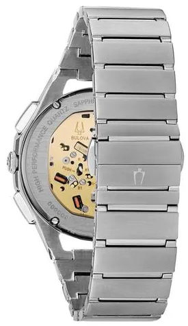 Bulova CURV 96A205 44mm Stainless steel Blue 1