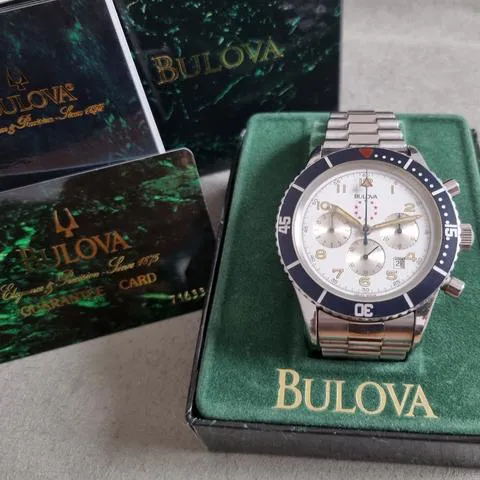 Bulova Marine Star BA8082101A 43mm Stainless steel White 1