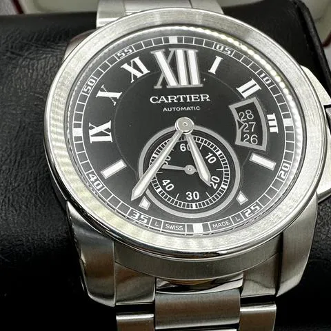 Cartier Calibre de Cartier W7100016 42mm Stainless steel Black