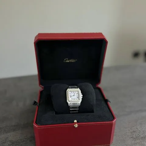 Cartier Santos 2960 29mm Stainless steel White