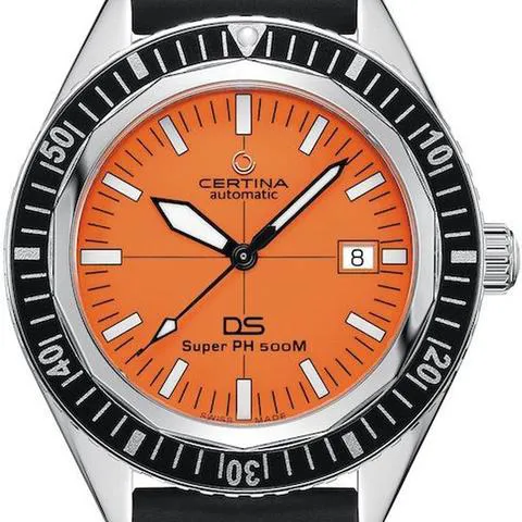 Certina Heritage Collection C037.407.17.280.10 43mm Steel Orange