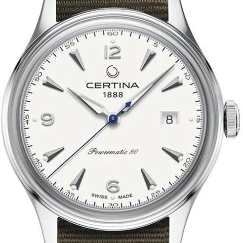 Certina Heritage Collection C038.407.18.037.00 40mm Steel White