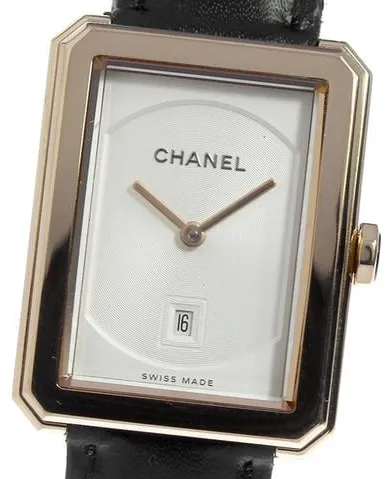 Chanel Boy-Friend H4313 27mm Yellow gold White