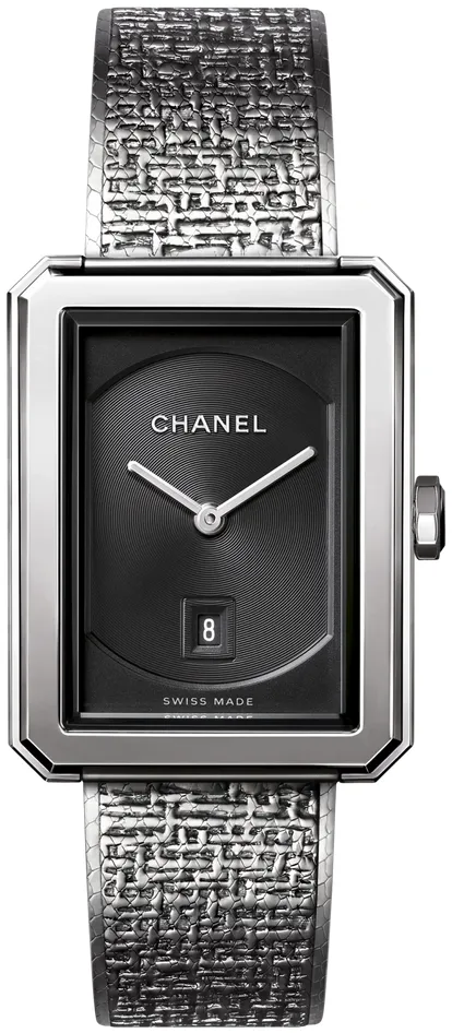 Chanel Boy-Friend H4878 34.5mm Stainless steel Black