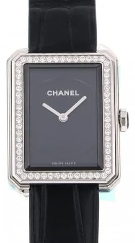 Chanel Boy-Friend H4883 28mm Stainless steel Black