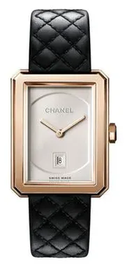 Chanel Boy-Friend H6588 34.5mm Rose gold Silver