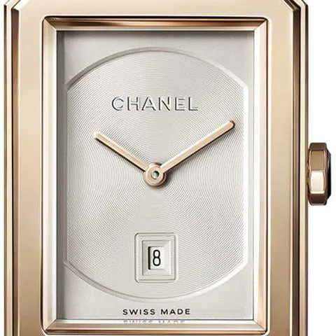 Chanel Boy-Friend H6588 34.5mm Rose gold Silver