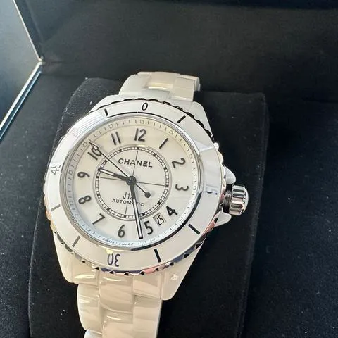 Chanel J12 H5700 38mm White ceramic White 6