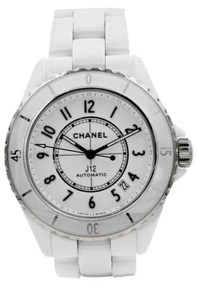 Chanel J12 H5700 38mm White ceramic White