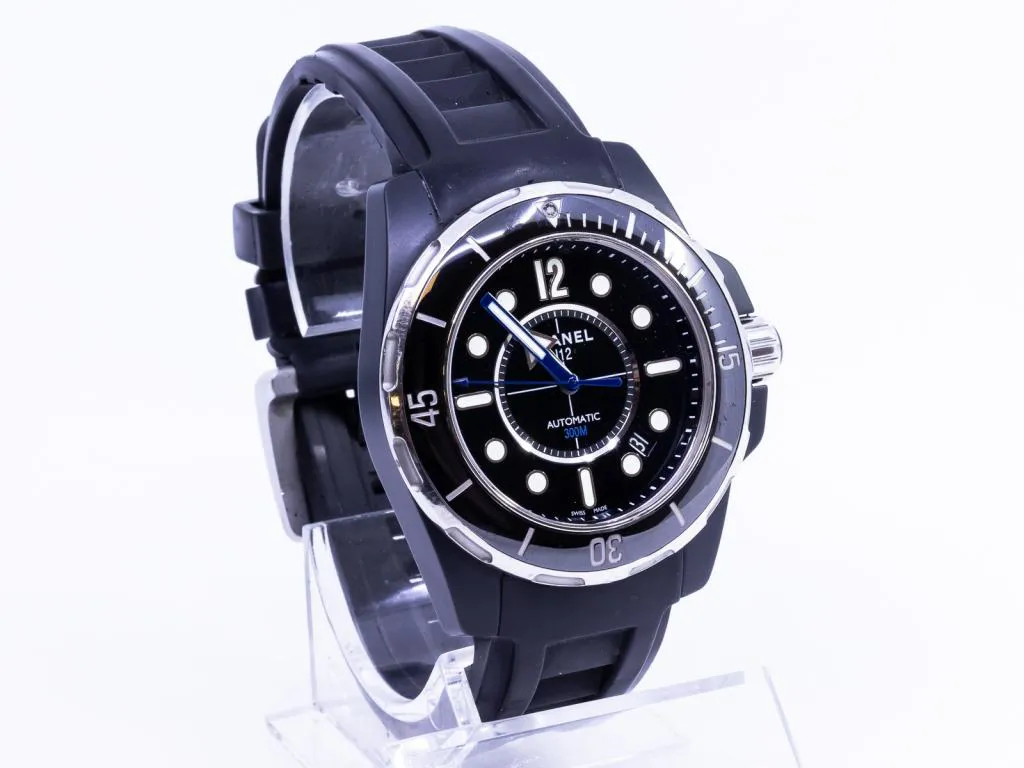 Chanel J12 42mm Stainless steel Black