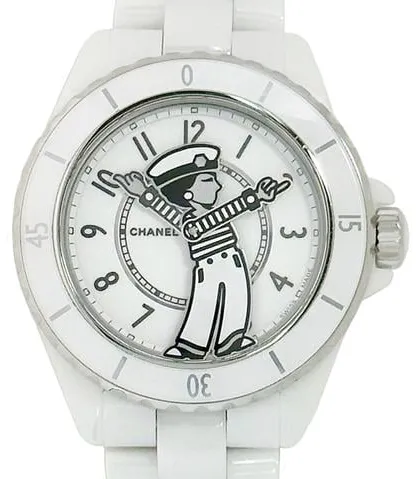 Chanel Mademoiselle H7481 38mm Ceramic White