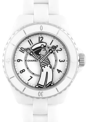 Chanel Mademoiselle H7481 38mm Ceramic White