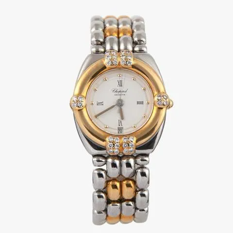 Chopard Gstaad 8112 24mm Yellow gold and Stainless steel White