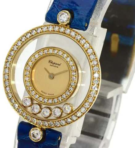 Chopard Happy Diamonds 31mm Yellow gold Champagne 2