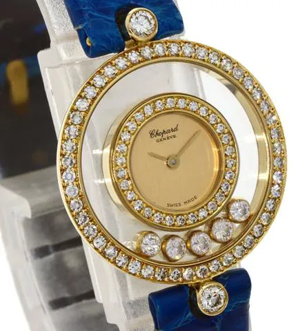 Chopard Happy Diamonds 31mm Yellow gold Champagne 3