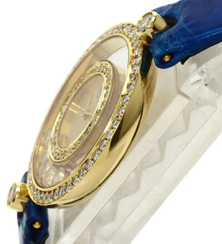 Chopard Happy Diamonds 31mm Yellow gold Champagne 4