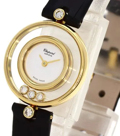 Chopard Happy Diamonds 28mm Yellow gold White 2