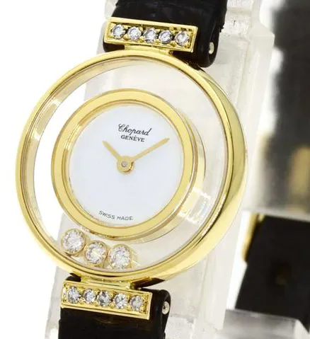 Chopard Happy Diamonds 20.5mm Yellow gold White 2