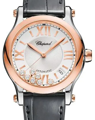 Chopard Happy Sport 278559-6001 36mm Yellow gold and Stainless steel Silver