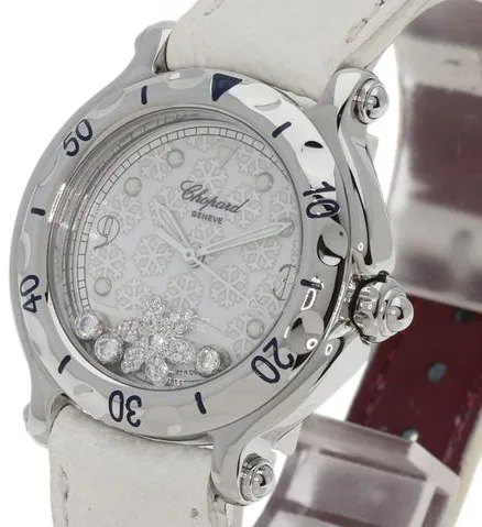 Chopard Happy Sport 35.5mm Stainless steel White 2