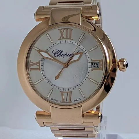 Chopard Imperiale 384241-5001 40mm Rose gold Mother-of-pearl