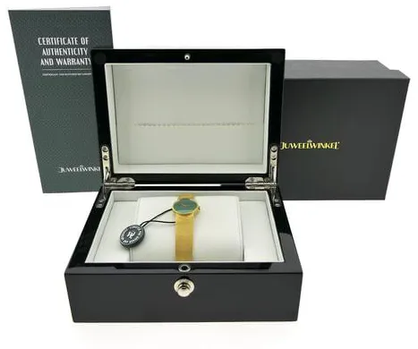 Chopard L.U.C 4010 1 23mm Yellow gold Green 1